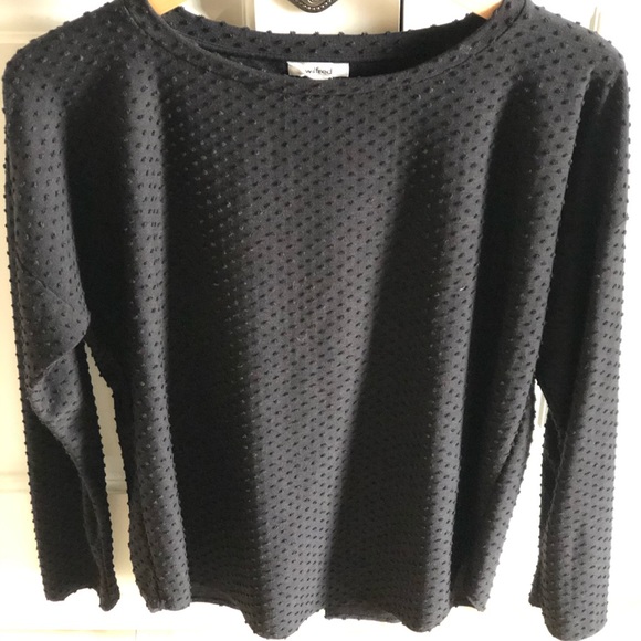 Tops - Wilfred long sleeve black shirt